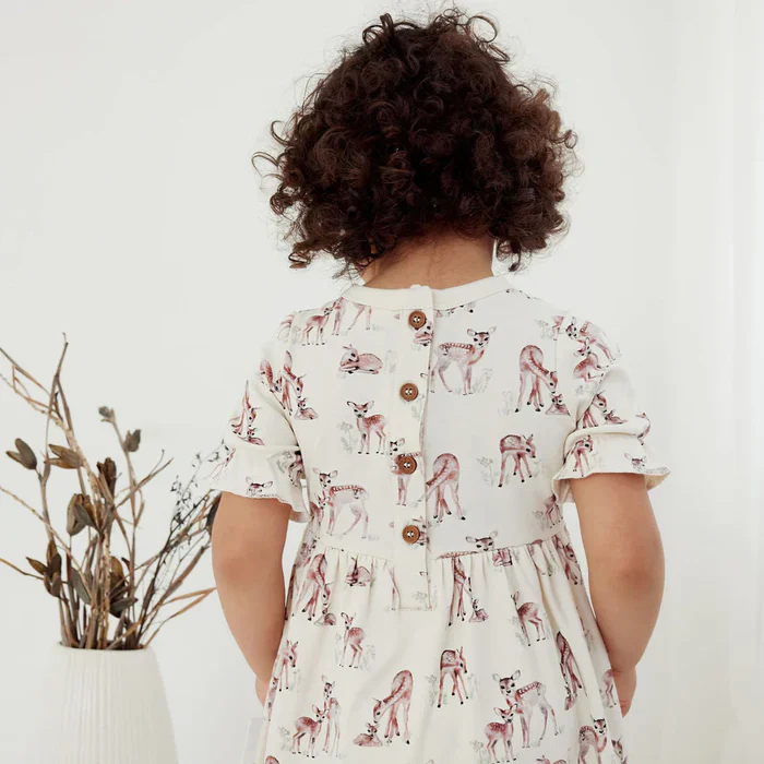Aster & Oak Fawn Ruffle Dress - Natural - Image 3
