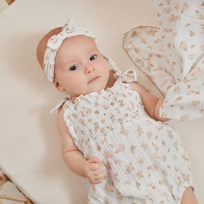 Aster & Oak Sable Muslin Headband - White - Image 8