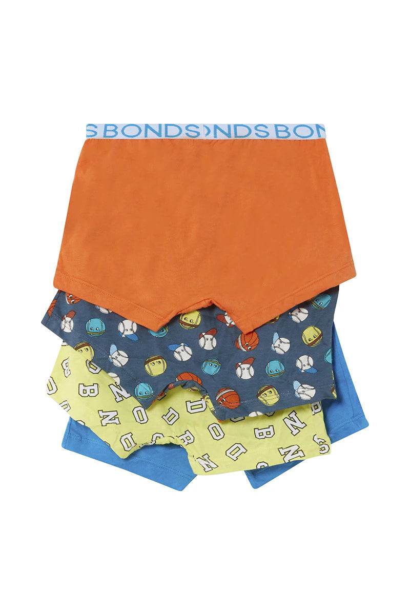 Bonds Boys Trunk 4 Pack - Bonds Game Day Orange - Image 2