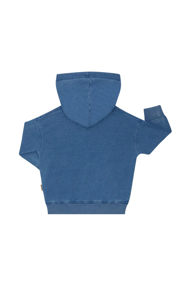 Bonds Denim Wash Zip Hoodie - Sky Blue Denim - Image 2