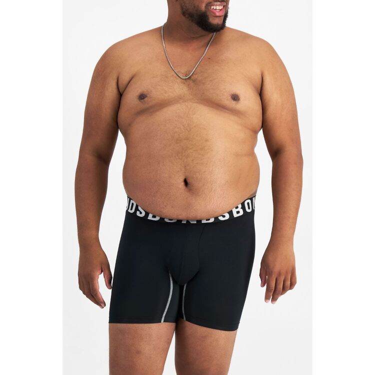 Bonds Men's Chafe Off Trunk 2 Pack - Black - Image 2