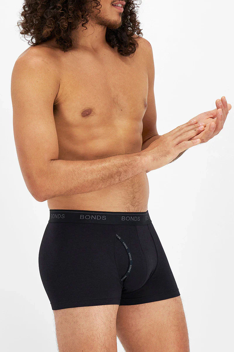 Bonds Men's Guyfront Luxe Trunk - Nu Black - Image 2