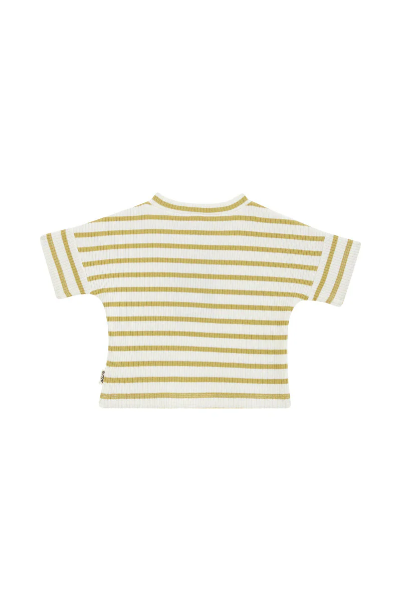 Bonds Wide Needle Rib Tee - Drying Clay / Marscapone - Image 2