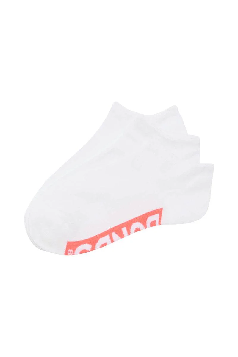 Bonds Womens Logo Cushioned Low Cut Socks 3 Pack - White Pop - Image 3
