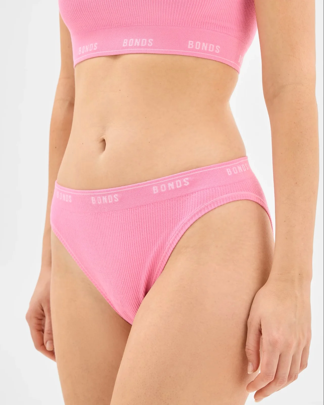 Bonds Womens Originals Seamless Rib Hi Bikini - Blind Blossom - Image 2
