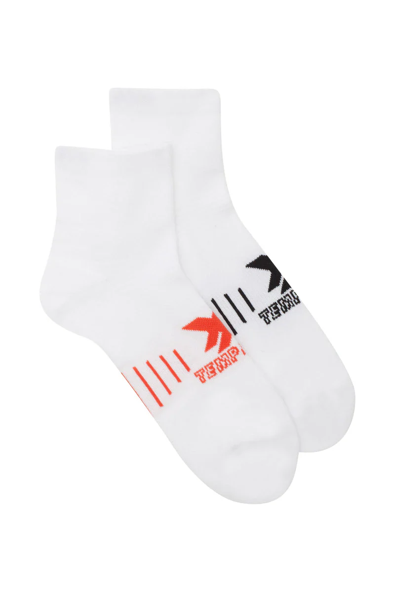 Bonds Womens X-Temp Max Quarter Crew Socks 2 Pack - White - Image 2