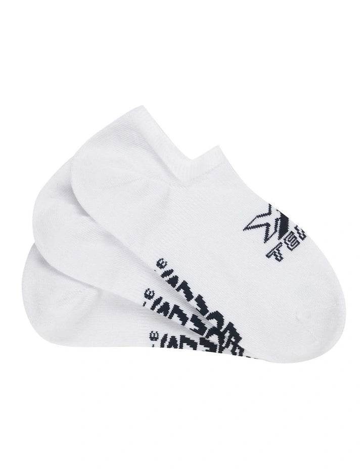 Bonds Womens X-Temp No Show Socks 3 Pack - White