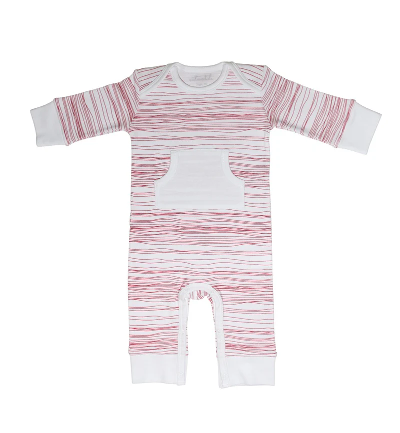 Emotion & Kids All in One Outfit - Red Scribble