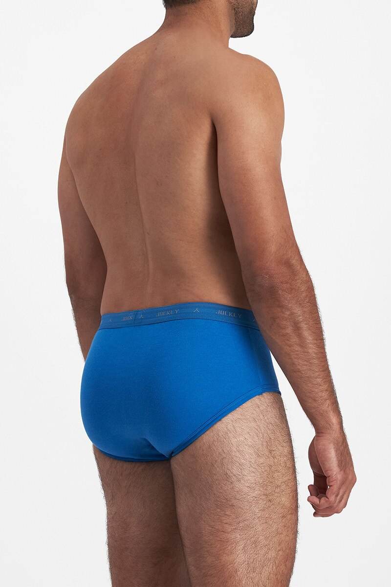 Jockey Men's Hipster Y-Front 2 Pack - Royal Blue - Image 2