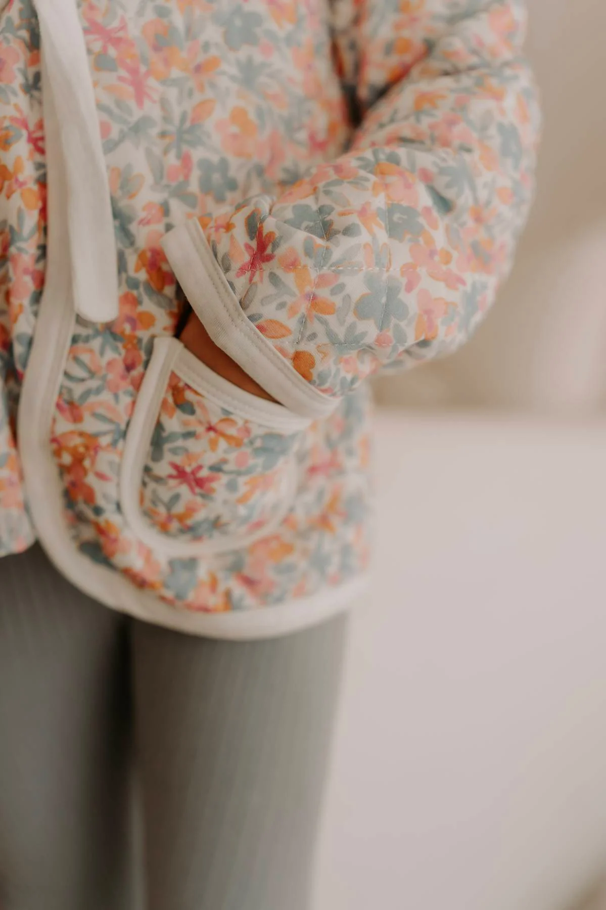 Kapow Kids Primrose Quilted Jacket - Image 3