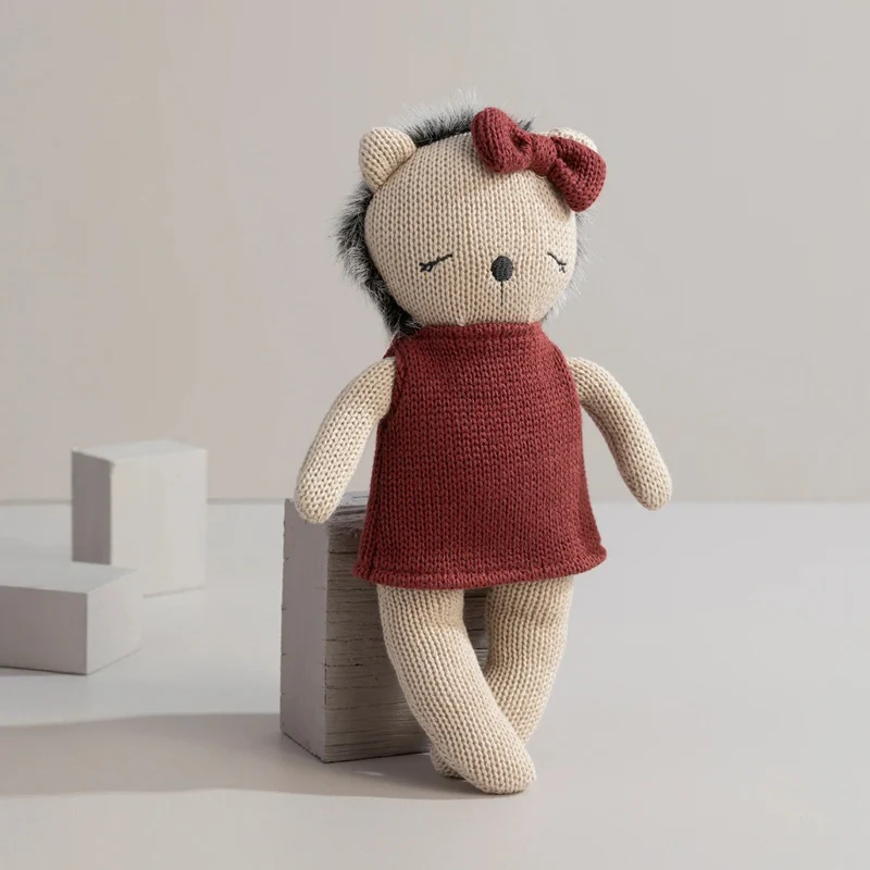 Living Textiles Knitted Animal Toy - Helen the Hedgehog - Image 2
