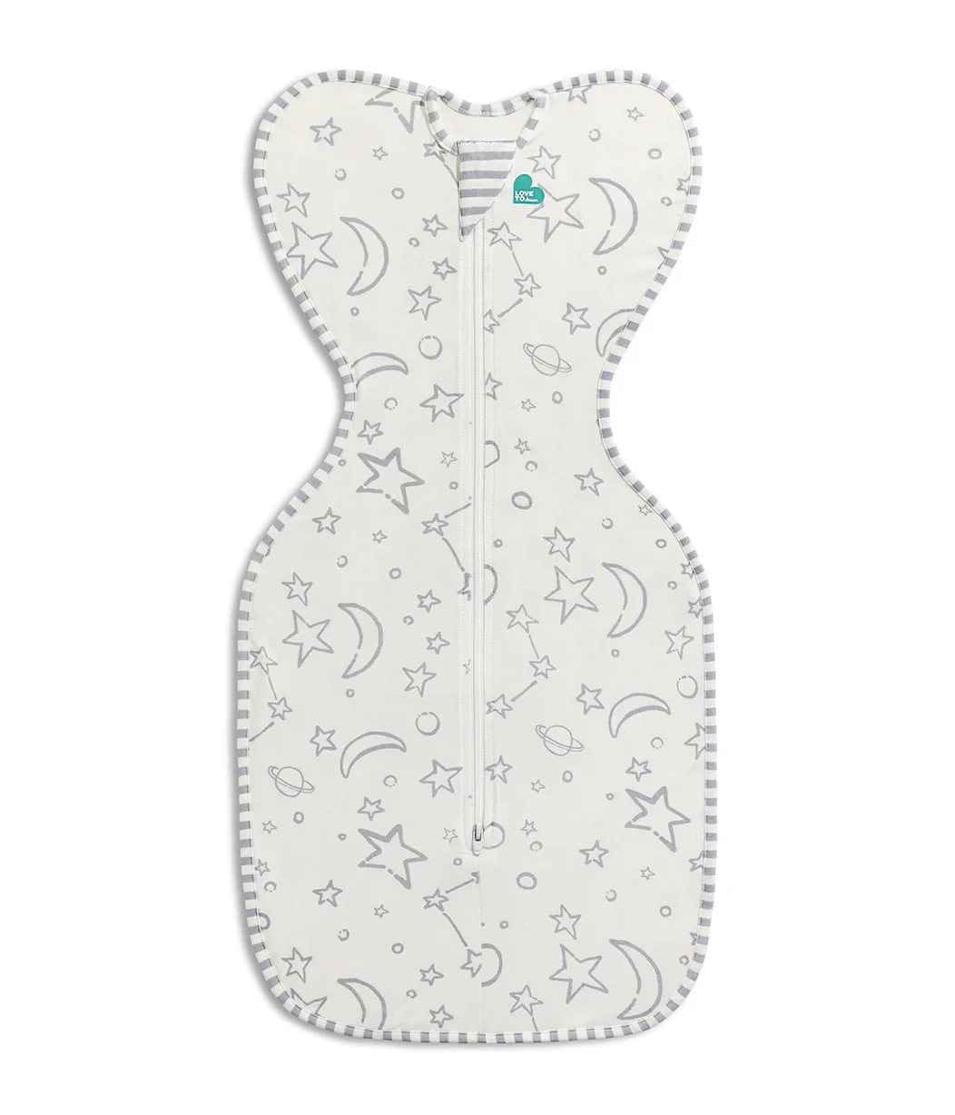 Love To Dream Swaddle Up™ 1.0 TOG Bamboo - Stars and Moons Cream