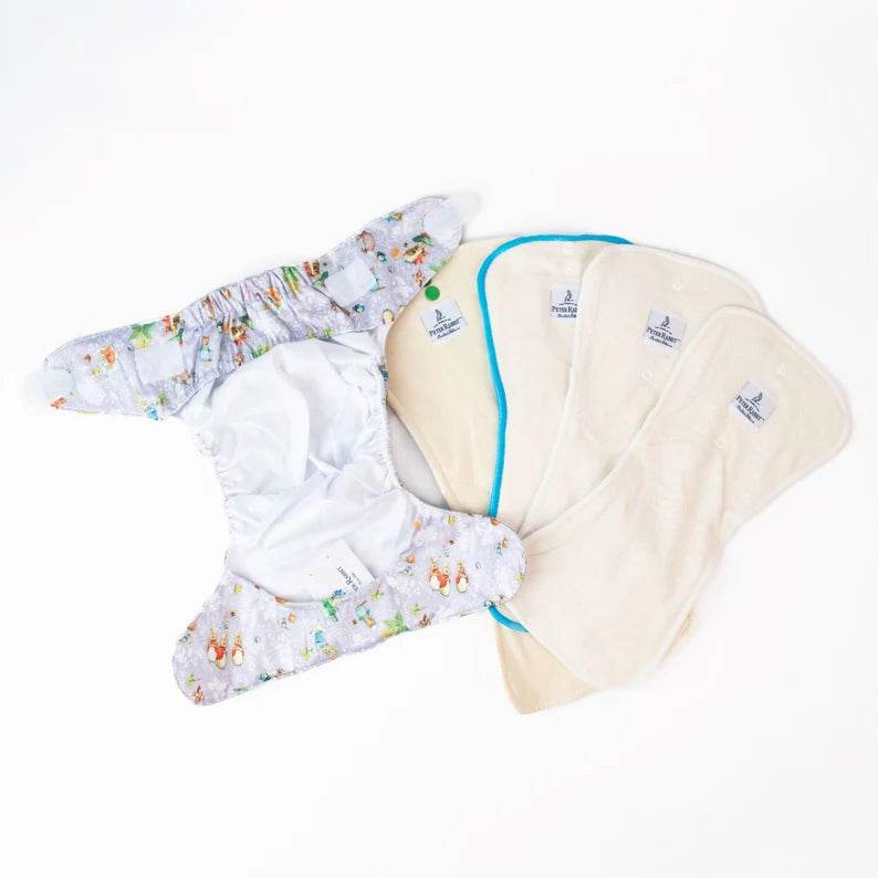 Monarch Ultimate Wipeable Cloth Nappy V3.0 With Snaps - Peter Rabbit Spring - Image 4