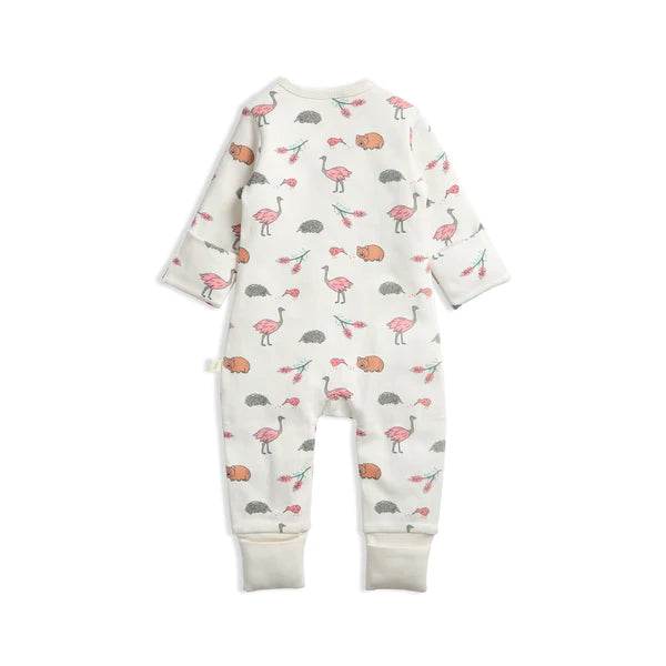 Tiny Twig Organic Long Sleeve Zipsuit - Bush Buddies - Image 2
