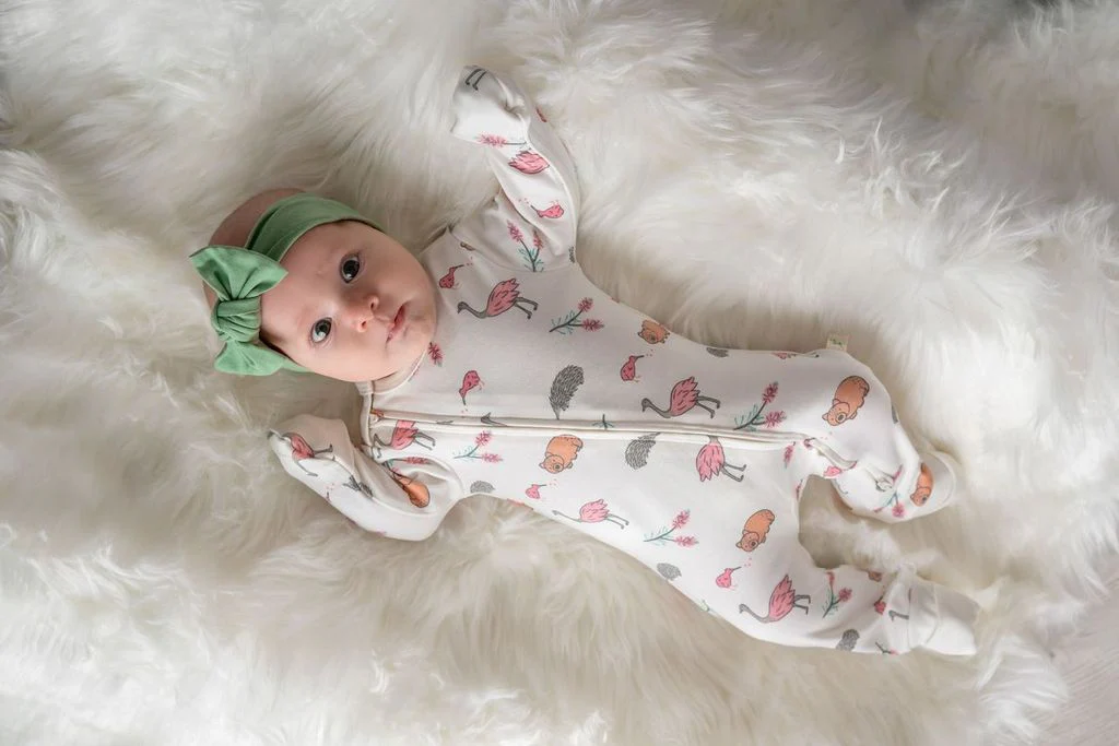Tiny Twig Organic Long Sleeve Zipsuit - Bush Buddies - Image 3