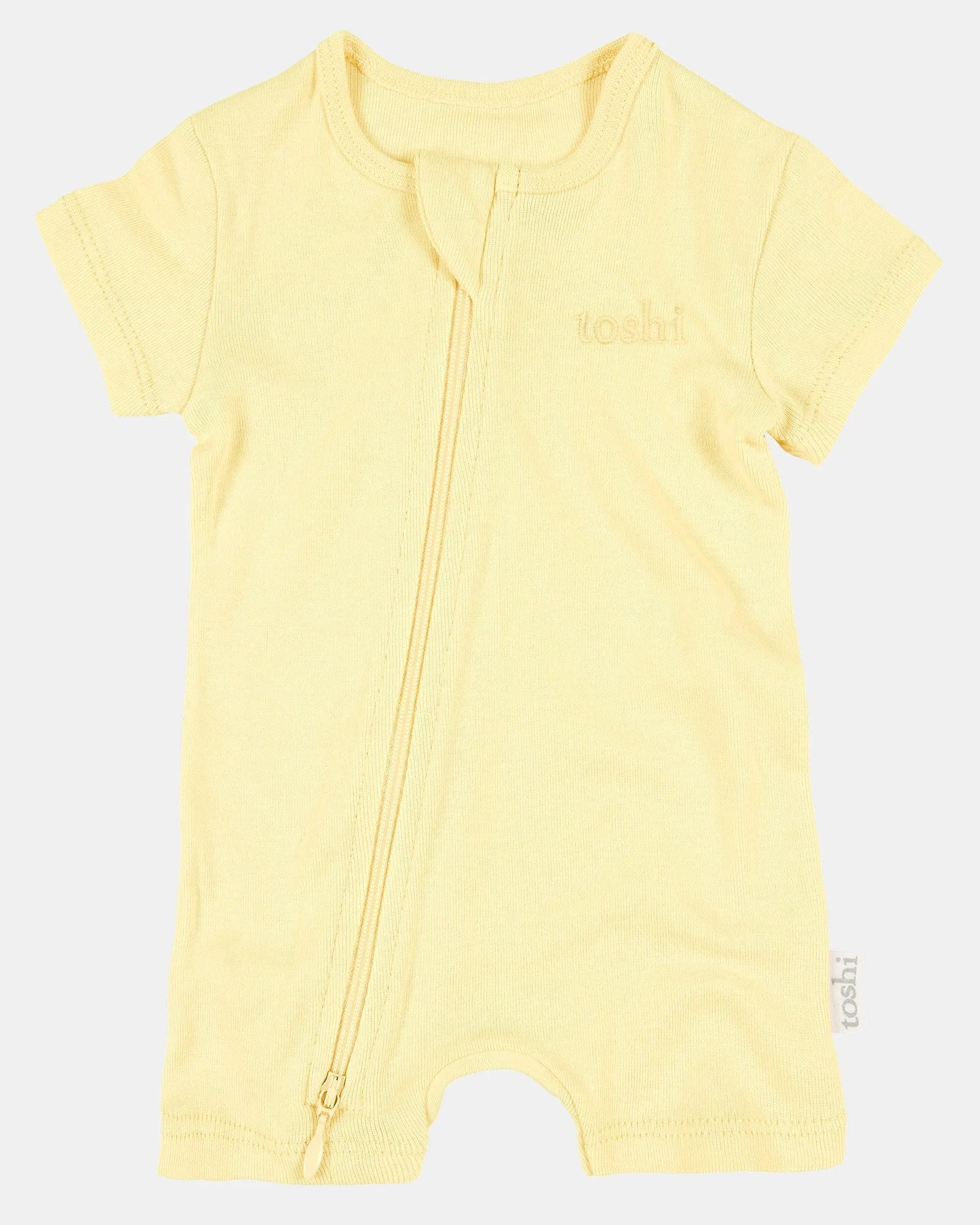 Toshi Dreamtime Organic Onesie Short Sleeve - Buttercup