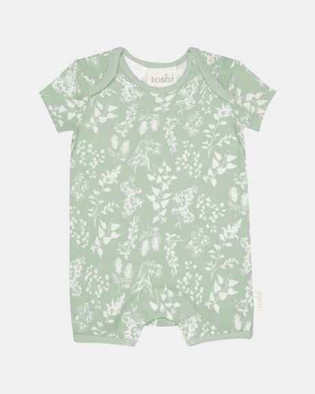 Toshi Onesie Short Sleeve Classic - Spring Meadow