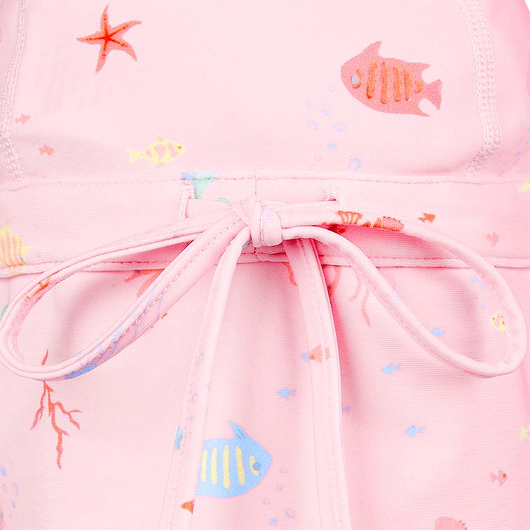 Toshi Swim Baby Flap Cap Classic - Coral - Image 3